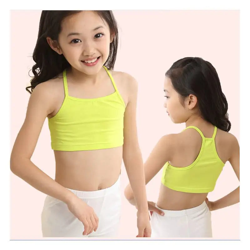 Girls Tube Top Camisole for Developmental Underwear