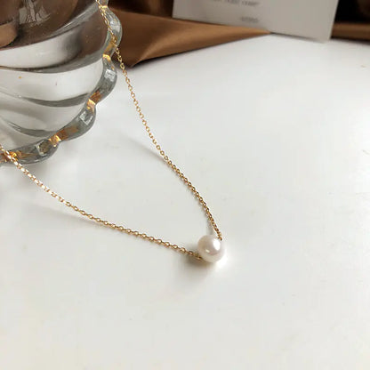 Titanium Steel Necklace - Korean Style Letter Pendant