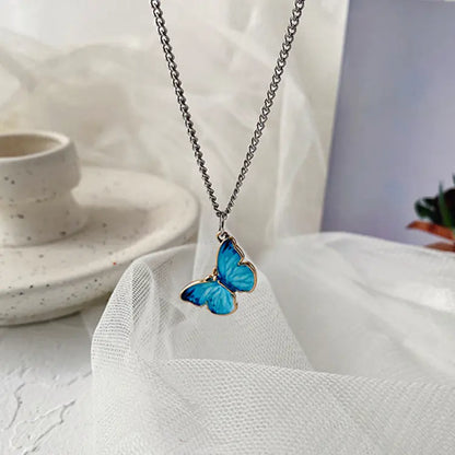 Titanium Steel Necklace - Korean Style Letter Pendant