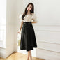 Mid Length High Waist Slim Fit Dress for Women
