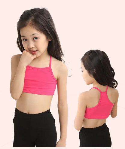 Girls Tube Top Camisole for Developmental Underwear